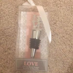 NWT Kate Aspen Love Bottle Stopper